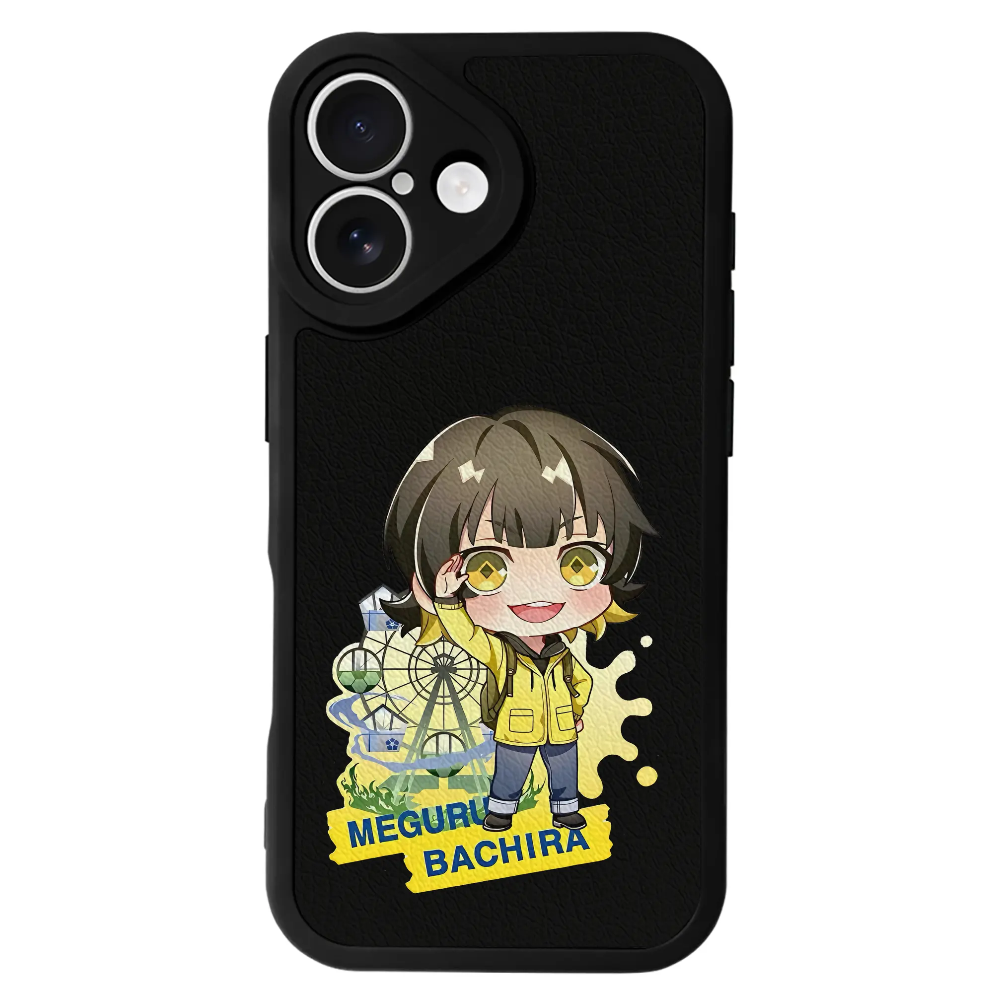 ブルーロック グッズ 蜂楽 廻 - IPhone 16シリーズ対応 ・ シリコンスマホケース ・ レザー調 ・ 高精度フィット ・ 耐衝撃 ・ ワイヤレス充電対応 ・ 精密カット